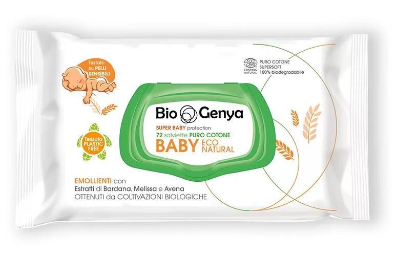BIOGENYA ECO NATURAL BABY COTONE 72 PEZZI - Gruppofarmastore.it