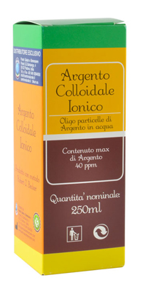 ARGENTO COLLOIDALE IONICO 40PPM CERTIFICATO 250 ML - Gruppofarmastore.it
