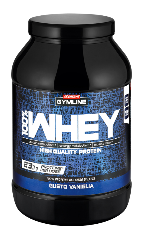GYMLINE 100% WHEY CONCENTRATE VANIGLIA 900 G - Gruppofarmastore.it