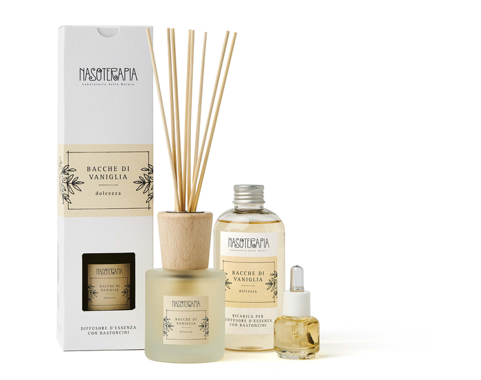 RICARICA PER DIFFUSORE BASTONCINI BACCHE DI VANIGLIA 250 ML - Gruppofarmastore.it