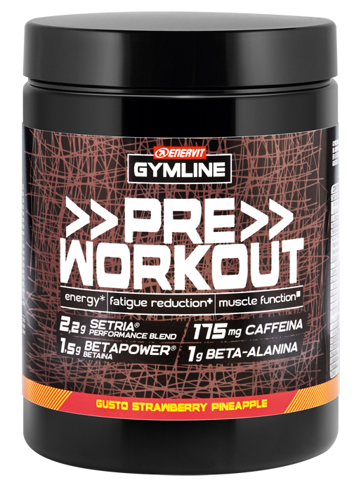 GYMLINE PRE WORKOUT STRAWBERRY PINEAPPLE 313 G - Gruppofarmastore.it