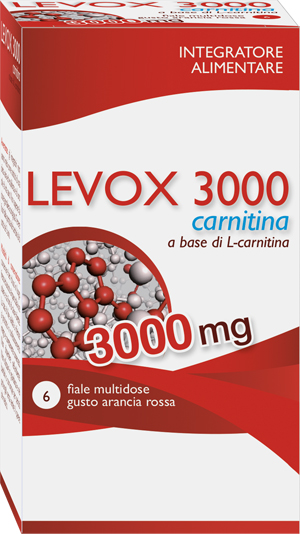LEVOX 3000 CARNITINA 6 FLACONCINI DA 25 ML - Gruppofarmastore.it