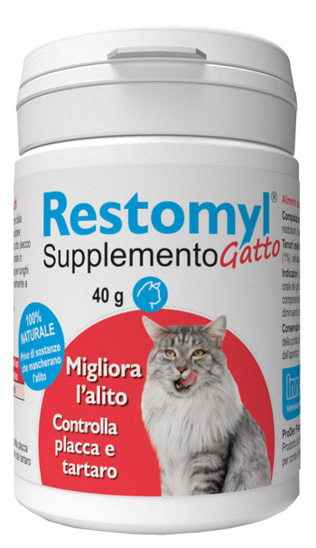 RESTOMYL SUPPLEMENTO GATTO FLACONCINO 40 G - Gruppofarmastore.it
