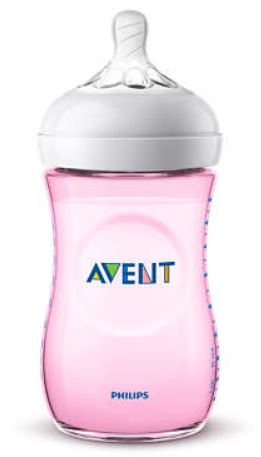AVENT BIBERON NATURAL PP 260ML ROSA SINGLE PACK - Gruppofarmastore.it