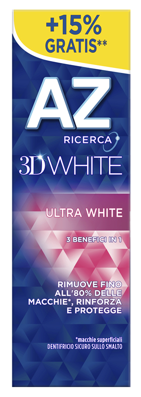 AZ 3D WHITE ULTRA WHITE DENTIFRICIO 75 ML - Gruppofarmastore.it