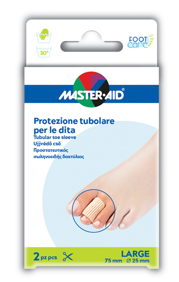 TUBO IN GEL MASTER-AID ELASTICIZZATO L 7,5 CM 2 PEZZI - Gruppofarmastore.it