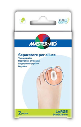 SEPARATORE DITA IN GEL MASTER-AID PER ALLUCE L 2 PEZZI - Gruppofarmastore.it