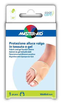 PROTEZIONE MASTER-AID IN GEL E TESSUTO PER ALLUCE VALGO 1 PEZZO - Gruppofarmastore.it