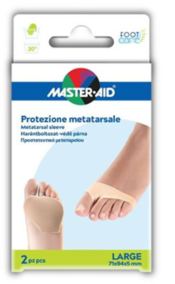 PROTEZIONE MASTER-AID PER METATARSO IN TESSUTO ELASTICO E GEL L 1 PAIO - Gruppofarmastore.it