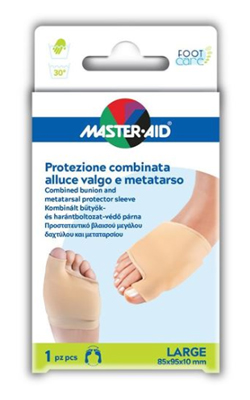PROTEZIONE MASTER-AID PER ALLUCE VALGO E METATARSO L 1 PEZZO - Gruppofarmastore.it