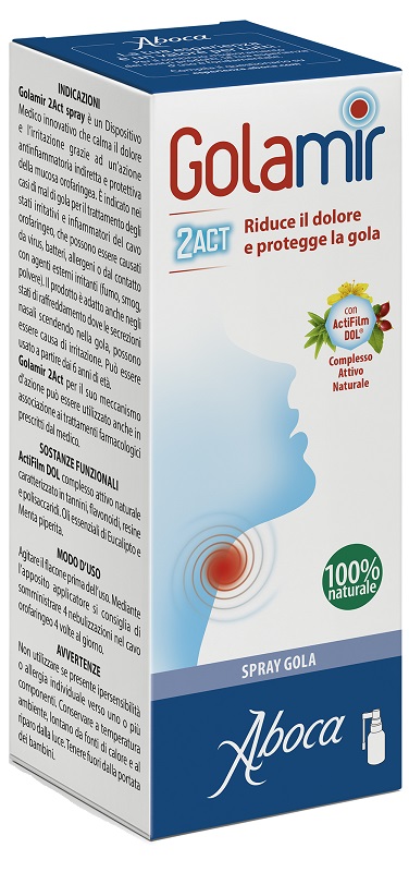 GOLAMIR 2ACT SPRAY 30 ML NO ALCOOL ADULTI E BAMBINI DA UN ANNO DI ETA' - Gruppofarmastore.it