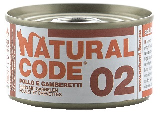 NATURAL CODE 02 POLLO E GAMBERETTI - Gruppofarmastore.it