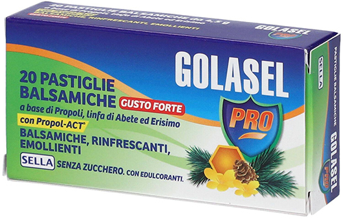 GOLASEL PRO 20 PASTIGLIE BALSAMICHE FORTI - Gruppofarmastore.it