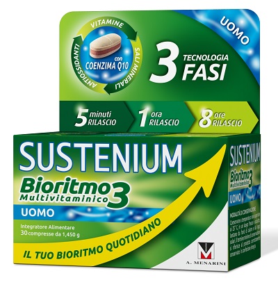 SUSTENIUM BIORITMO3 UOMO ADULTO 30 COMPRESSE - Gruppofarmastore.it