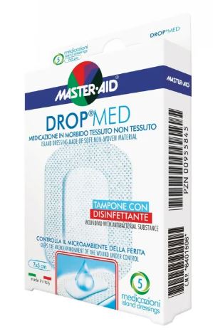 MEDICAZIONE M-AID DROP MED 10 X 10 CM 5 PEZZI - Gruppofarmastore.it
