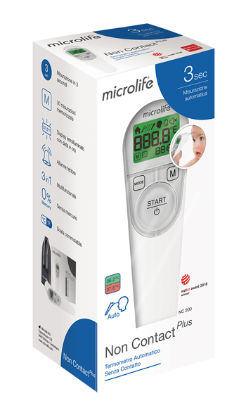 TERMOMETRO FRONTALE MICROLIFE NO CONTACT PLUS NC200 - Gruppofarmastore.it