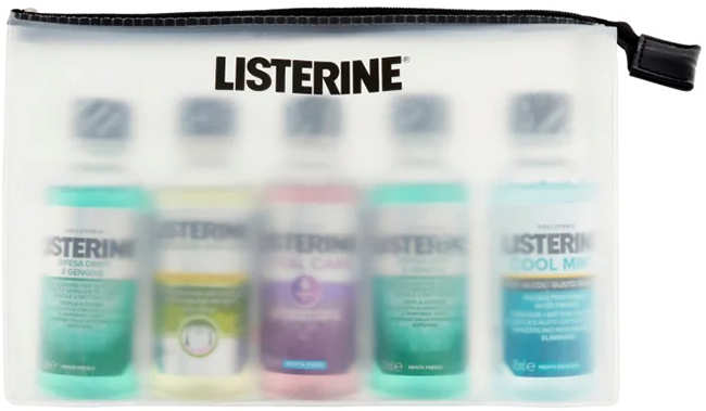 LISTERINE POCHETTE 5 PEZZI DA 95 ML - Gruppofarmastore.it