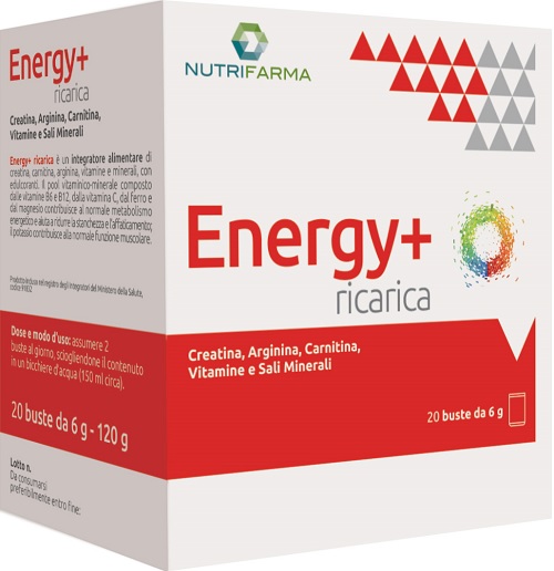 ENERGY+ RICARICA 20 BUSTINE - Gruppofarmastore.it