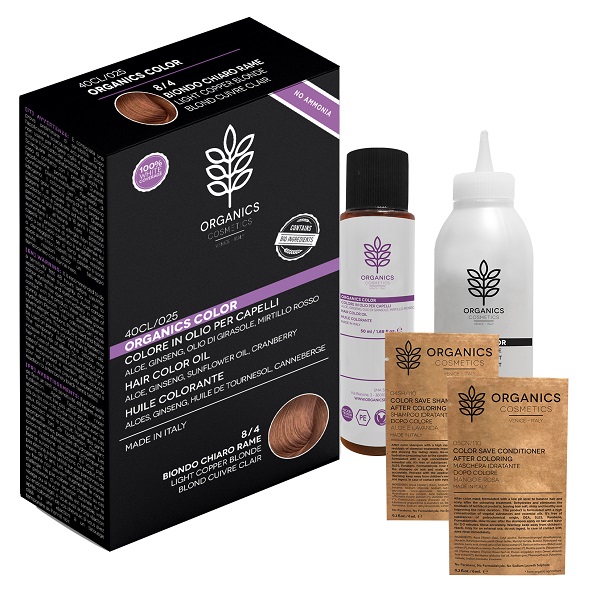 ORGANICS PHARM ORGANICS COLOR 8/4 BIONDO CHIARO RAME - Gruppofarmastore.it