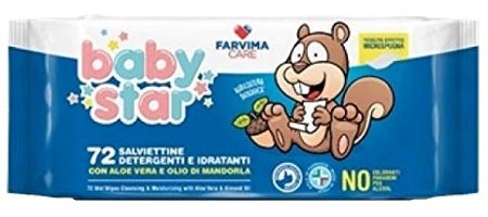 BABYSTAR SALVIETTE BEBE' POPUP 72 PEZZI - Gruppofarmastore.it