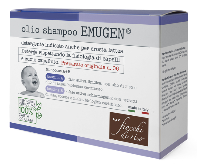 FIOCCHI DI RISO EMUGEN OLIO SHAMPOO ULTRADELICATO 45 ML - Gruppofarmastore.it