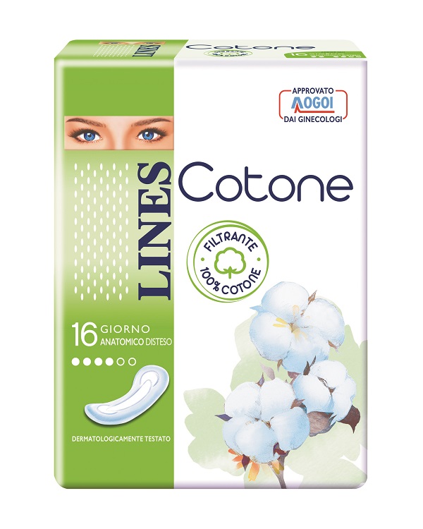 LINES COTONE NON ULTRA ANATOMICI DISTESI 16 PEZZI - Gruppofarmastore.it