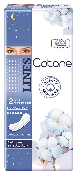 LINES COTONE NON ULTRA NOTTE DISTESI 12 PEZZI - Gruppofarmastore.it