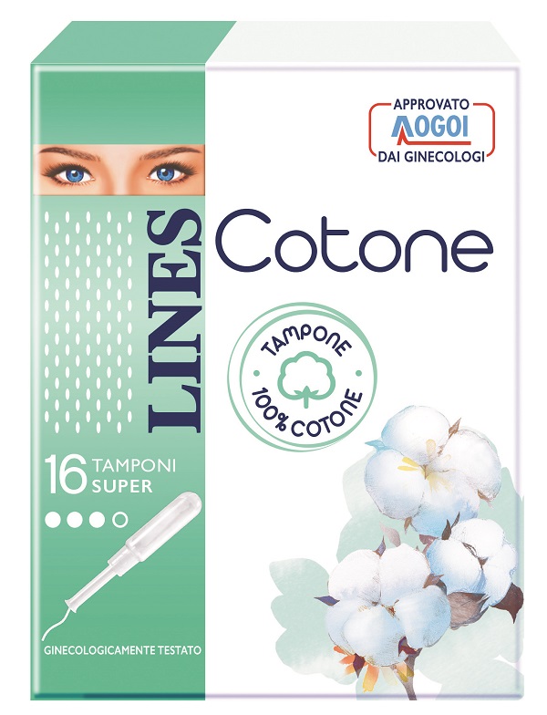 LINES COTONE TAMPONE SUPER 16 PEZZI - Gruppofarmastore.it
