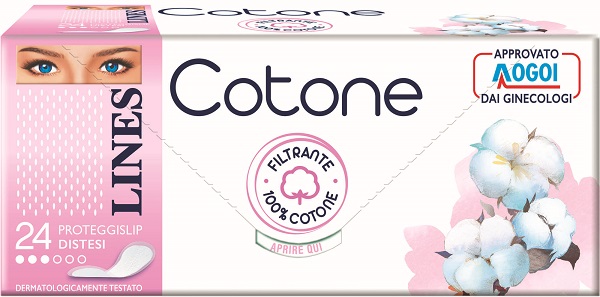LINES COTONE PROTEGGISLIP DISTESI 24 PEZZI - Gruppofarmastore.it