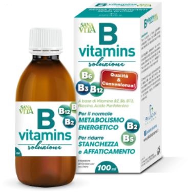 SANAVITA B VITAMINS SOLUZIONE 100 ML - Gruppofarmastore.it