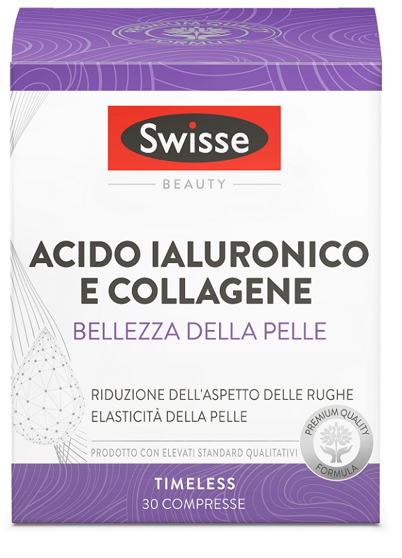 SWISSE ACIDO IALURONICO COLLAGENE BELLEZZA DELLA PELLE 30 COMPRESSE - Gruppofarmastore.it