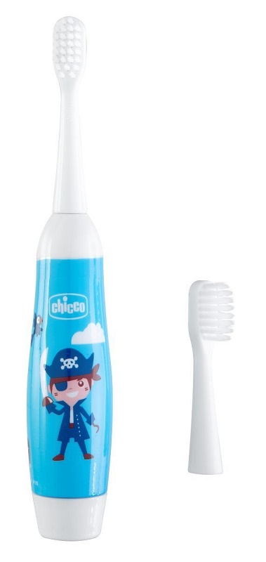 CHICCO SPAZZOLINO ELETTRICO AZZURRO - Gruppofarmastore.it