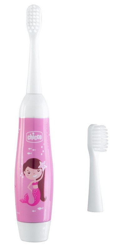 CHICCO SPAZZOLINO ELETTRICO ROSA - Gruppofarmastore.it