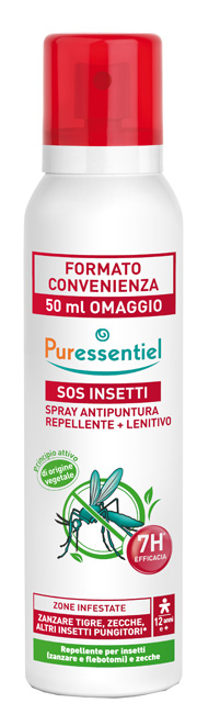 PURESSENTIEL SPRAY ANTIPUNTURA SOS INSETTI PMC 200 ML - Gruppofarmastore.it