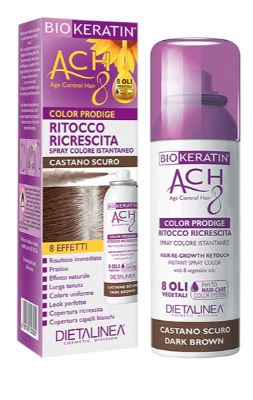 BIOKERATIN ACH8 PRODIGE RITOCCO RICRESCITA CASTANO SCURO 75 ML DIETALINEA - Gruppofarmastore.it