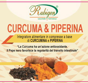 CURCUMA & PIPERINA RUBIGEN 120 COMPRESSE DA 500 MG - Gruppofarmastore.it