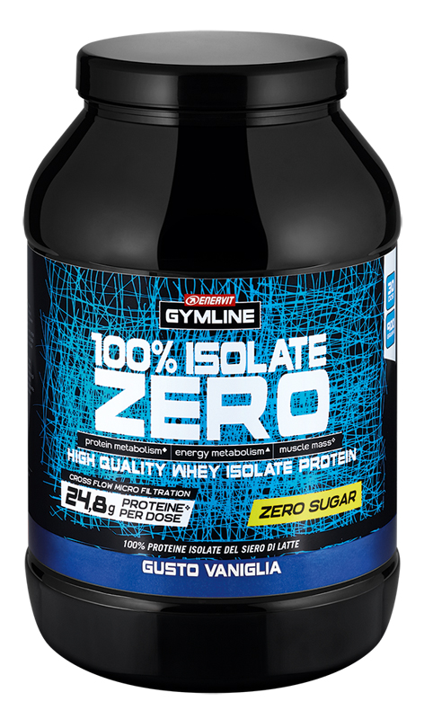 GYMLINE 100% WHEY ISO ZERO VANIGLIA 900 G - Gruppofarmastore.it