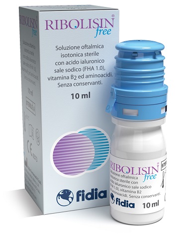COLLIRIO SOLUZIONE OFTALMICA RIBOLISIN FREE 10 ML - Gruppofarmastore.it