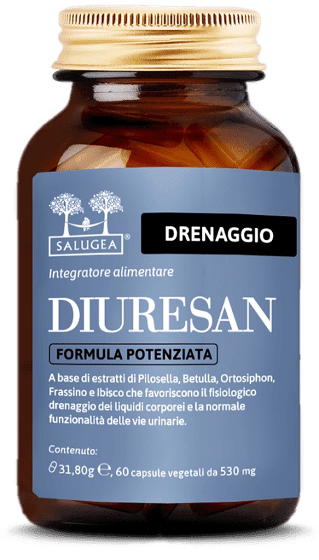 SALUGEA DIURESAN FORMULA POTENZIATA 60 CAPSULE - Gruppofarmastore.it