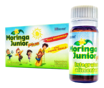 MORINGA JUNIOR PLUS 10 FLACONCINI DA 10 ML - Gruppofarmastore.it