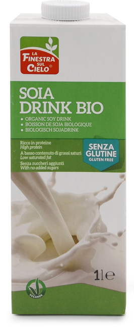 BEVANDA SOIA DRINK SENZA GLUTINE BIO 1 LITRO - Gruppofarmastore.it