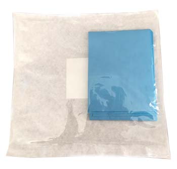 TELO STERILE STANDARD MONOUSO IN TNT IMPERMEABILE PLASTIFICATO 45 CM X 75 CM 1 PEZZO - Gruppofarmastore.it