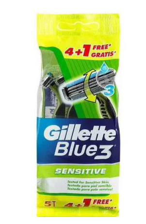 GILLETTE BLUE3 SENS 4 PEZZI + 1 G - Gruppofarmastore.it