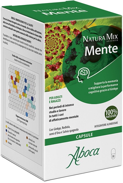NATURA MIX ADVANCED MENTE 50 CAPSULE - Gruppofarmastore.it