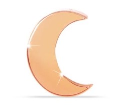 ORECCHINO MEZZALUNA ORO ROSA - Gruppofarmastore.it