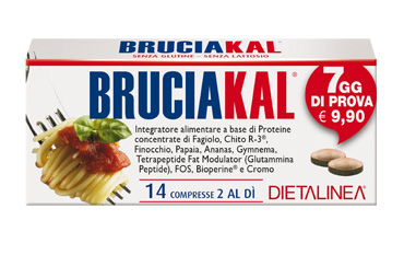 BRUCIAKAL 7 DAYS 14 COMPRESSE DIETALINEA - Gruppofarmastore.it