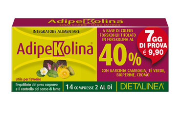 ADIPEKOLINA 7 DAYS 14 COMPRESSE DIETALINEA - Gruppofarmastore.it