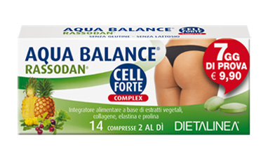 AQUA BALANCE RASSODAN CELL FORTE 7 DAYS 14 COMPRESSE DIETALINEA - Gruppofarmastore.it