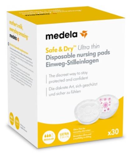 SAFE & DRY COPPETTA ASSORBILATTE ULTRA THIN 30 PEZZI - Gruppofarmastore.it