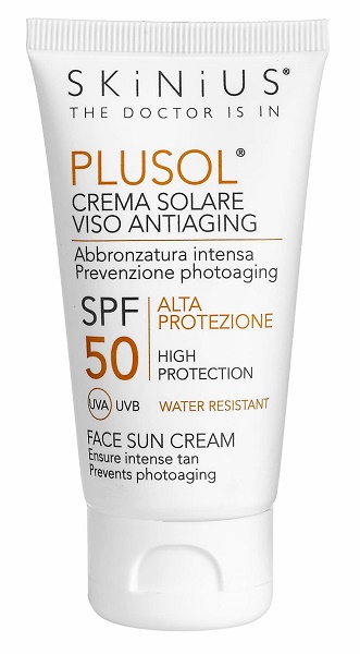 PLUSOL CREMA SOLARE VISO SPF50 50 ML - Gruppofarmastore.it